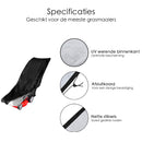 Grasmaaierhoes - Universeel - Waterdicht - UV-werend - Zwart