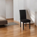 Stuhlhussen – Esszimmerstuhlhussen – 6er-Set – Schwarz – Schützen Sie Ihre Stühle mit Stil