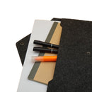 Aktetas Vilt - 2 Stuks - Lichtgrijs & Donkergrijs - Documenten Houder - Laptopsleeve - Documentenmap