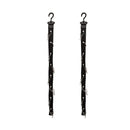 Kappen-Aufbewahrungstasche – Schwarz – 24 Kappen – Kappen-Aufbewahrungssystem – Kappen-Organizer – Kappenhalter – Huthalter – 68 x 166 cm