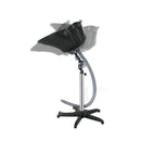 Mobiler Waschtisch - Schwarz - Höhenverstellbar - Mobiler Waschtisch - Haarwaschtisch - Friseurwaschtisch - Mobilheim-Friseur