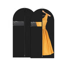 Kleiderhülle – 10 Stück – 160 x 40 cm – Schwarz mit Raute – Kleiderhülle – Schwarze Kleiderhülle – Hochzeitskleidhülle – Anzughülle