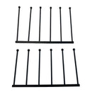 Laarzenrek - Zwart - 73 x 25 x 44,5 cm - Opbergen van 6 paar Laarzen of Schoenen - Laarzenrek voor Binnen en Buiten