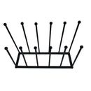 Laarzenrek - Zwart - 73 x 25 x 44,5 cm - Opbergen van 6 paar Laarzen of Schoenen - Laarzenrek voor Binnen en Buiten