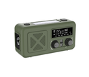 Noodradio - Groen - Solar, Hand Crank & Powerbank – AM/FM/WB - Emergency Radio