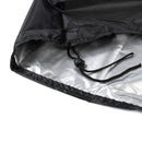 BBQ Hoes Waterdicht en Rond - Zwart - 15 tot 21 inch - Ø74x98 cm - Universeel - Geschikt voor Kamado, Big Green Egg en Grill Guru