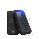 Powerbank 20000 mAh – Zwart - Draadloze Zonne-energie Powerbank met LED-indicator – Outdoor Waterdicht – Zwart - USB Snellader – Powerbank voor Smartphone & Tablet - powerbank 20000 mah draadloos (kopie)