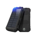 Powerbank 20000 mAh – Zwart - Draadloze Zonne-energie Powerbank met LED-indicator – Outdoor Waterdicht – Zwart - USB Snellader – Powerbank voor Smartphone & Tablet - powerbank 20000 mah draadloos (kopie)