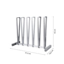 Laarzenrek - Grijs - 2 Stuks - Opbergen van 6 paar Laarzen of Schoenen - Laarzenrek voor Binnen en Buiten