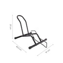 Fahrradträger Vorderrad oder Hinterrad – Schwarz – Fahrradträger Rennrad, Mountainbike, MTB – Hinterrad Standard – Vorderrad Standard – Fahrradständer 