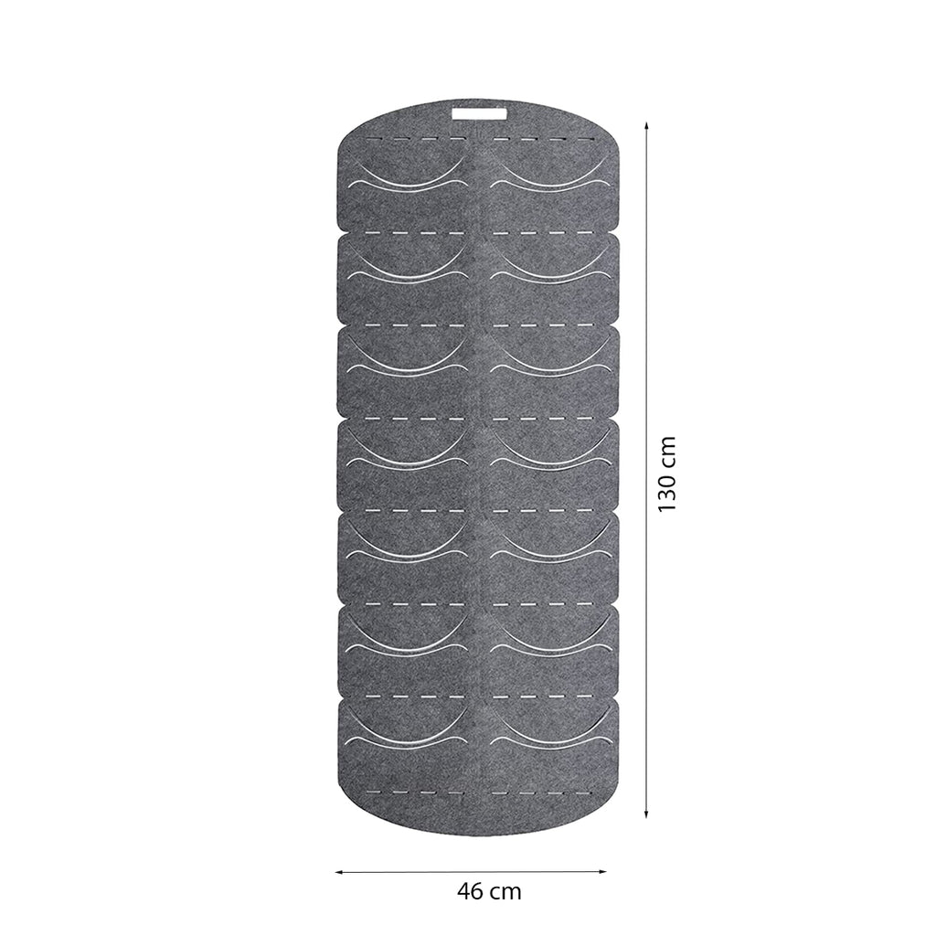 aufbewahrung kappen Kappen-Aufbewahrungstasche – Schwarz – 24 Kappen – Kappen-Aufbewahrungssystem – Kappen-Organizer – Kappenhalter – Huthalter – 68 x 166 cm