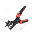 Lochzange für Gürtel und Leder – Rot – Profi-Lochzange – Lochzange – Revolverzange – Lochzange – Lochzange