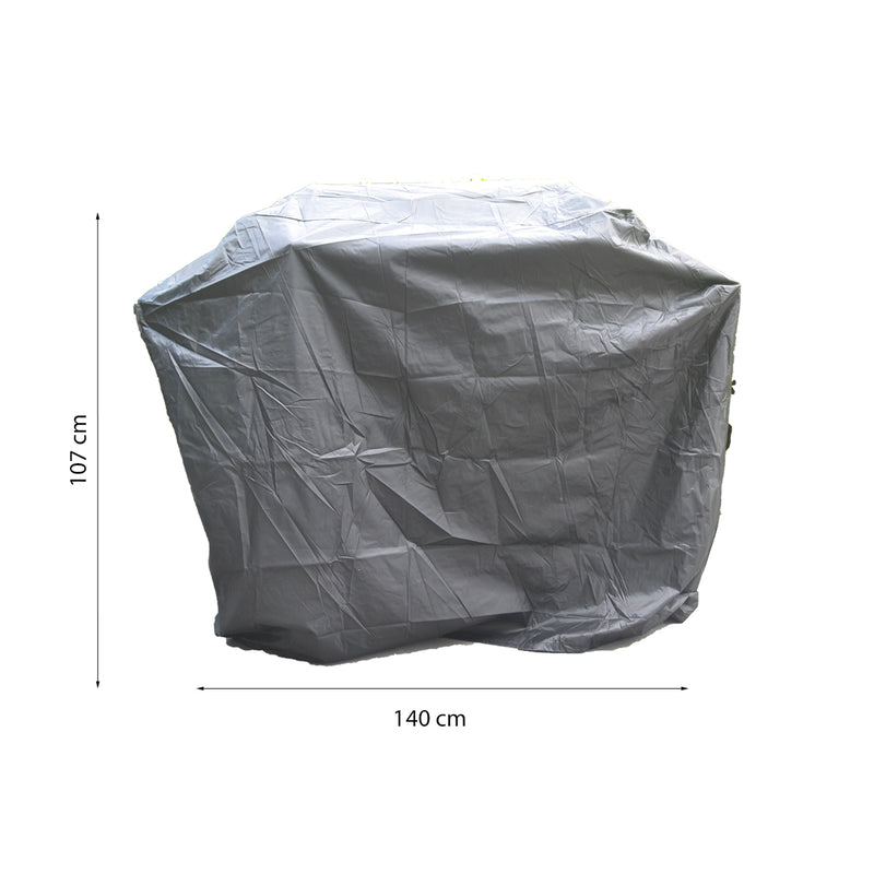 BBQ Hoes - Waterafstotend - Verstelbaar - 107 x 140 x 59 cm - Zwart