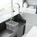 Geschirrabtropfgestell für Geschirr – Grau – 52 cm x 33 cm – Zusammenklappbares Geschirrabtropfgestell – Topfuntersetzer – Kühlrost – Rollmatte