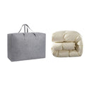 Aufbewahrungstasche XXL Bettdecke - Grau - 70 x 50 x 30 cm - Aufbewahrungstasche für Bettdecke und Kleidung - Kleidertasche XXL