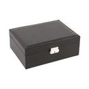 Juwelendoos XL - Zwart - 23 x 17 x 9 cm - Sieradendoos - Oorbellen Rekje - Oorbellen Organiser - Sieraden Organiser