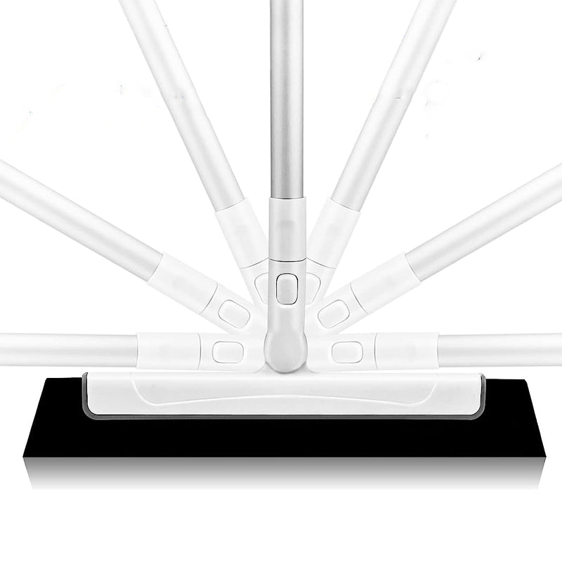 Vloerwisser met Lange steel - 125 cm - Wit - Vloertrekker met Verstelbare steel