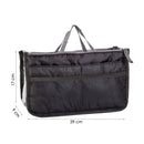 Handtas organizer - Bag in Bag - 11 ruime vakken - Zwart - 29 x 9 x 17 cm - Tasorganizer