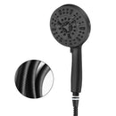 Douchekop - Zwart - Waterbesparende Douchekop - Handdouche met 10 Standen