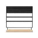 Oorbellenrekje - Zwart - Ruimte voor 144 oorbellen - Oorbellenhouder - Oorbellen Display - Oorbellenrekje sieradenrek