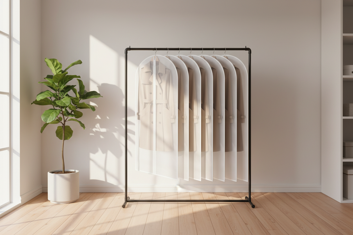 Kledinghoes, voor een pak, lang, 12 stuks, 60 x 100 cm