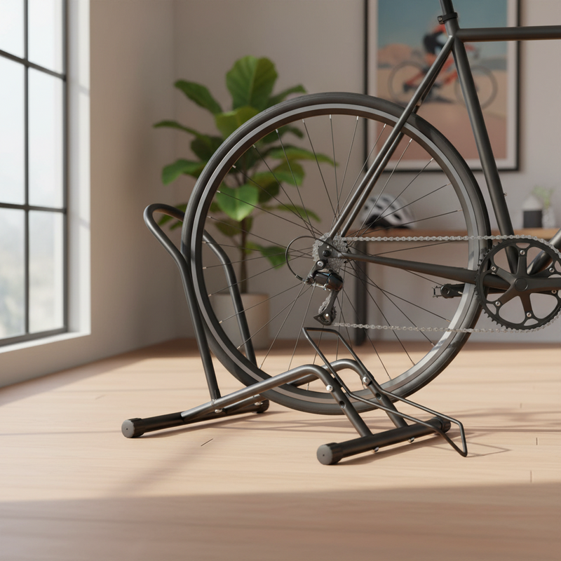 fahrradständer für vorderrad Fahrradträger Vorderrad oder Hinterrad – Schwarz – Fahrradträger Rennrad,  Mountainbike, MTB – Hinterrad Standard – Vorderrad Standard – Fahrradständer