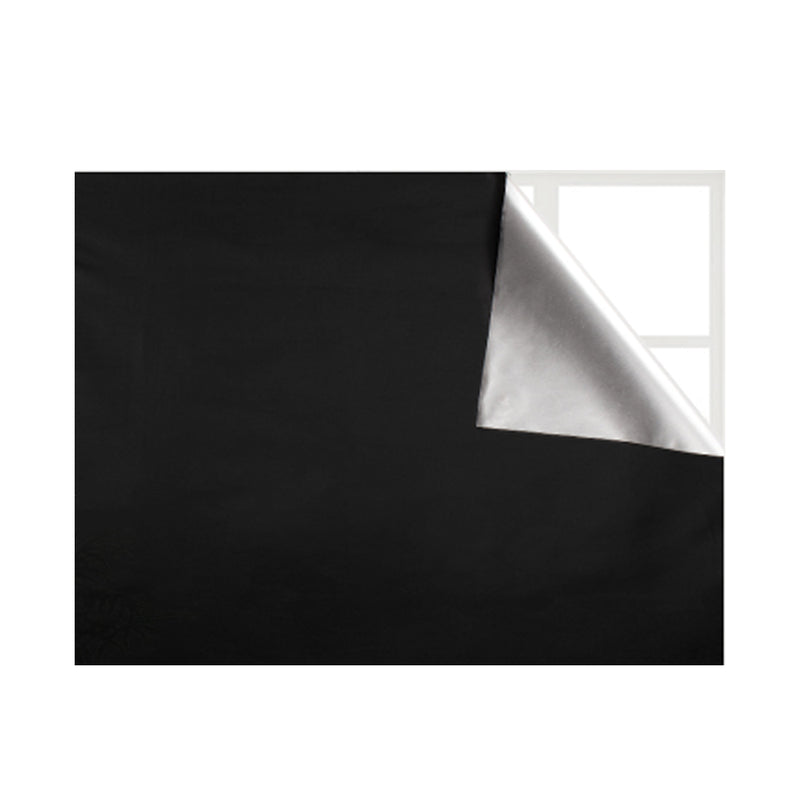 Verduisteringsfolie - Zwart - 118 x 58 cm - Zelfklevende Folie voor op het Raam - Complete Verduisteringsset - DYI