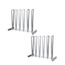 Laarzenrek - Grijs - 2 Stuks - Opbergen van 6 paar Laarzen of Schoenen - Laarzenrek voor Binnen en Buiten