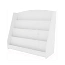 Kinderboekenkast - 88 x 80 x 30 cm - Wit - Hout - Kinderboekenrek - Boekenrek Kinderkamer