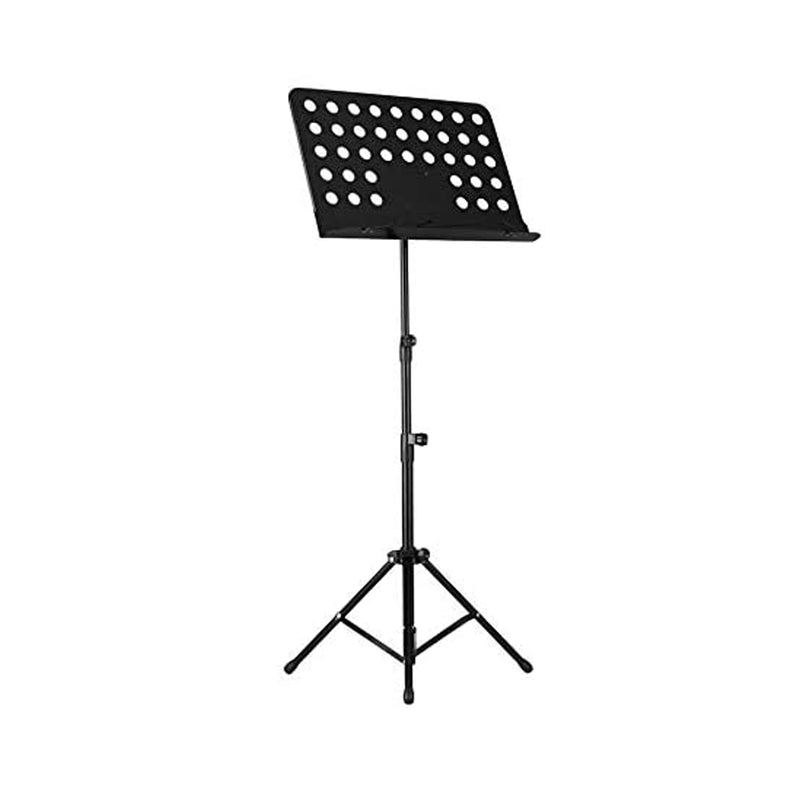 Muziekstandaard Inklapbaar & Verstelbaar - Zwart - 145 cm - Bladmuziek houder - Lessenaar voor Bladmuziek