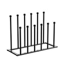 Laarzenrek - Zwart - 73 x 25 x 44,5 cm - Opbergen van 6 paar Laarzen of Schoenen - Laarzenrek voor Binnen en Buiten