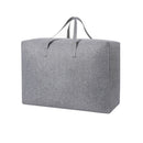Aufbewahrungstasche XXL Bettdecke - Grau - 70 x 50 x 30 cm - Aufbewahrungstasche für Bettdecke und Kleidung - Kleidertasche XXL