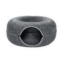 Donutmand voor Katten en Honden - Grijs - Diameter 61 cm - Kattenmand - Hondenmand