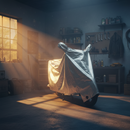 Scooterhoes Waterdicht - Zilver met Reflectie - Universeel - Scooterhoes voor Fietsspiegels