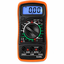 Digitale Multimeter – Spanningsmeter / Voltmeter / Ohmmeter – AC/DC Meter – LCD Display met Backlight – Inclusief Meetpennen & Opbergcase – Voor Elektronica, Auto & Huishoudelijk Gebruik