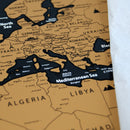 Weltkarte Rubbelposter - 84 x 59,4 cm - Weltkarte zum Rubbeln XL