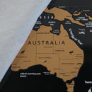 Weltkarte Rubbelposter - 84 x 59,4 cm - Weltkarte zum Rubbeln XL