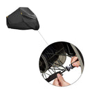 Motorradabdeckung - Wasserabweisend - 266,5x125x105 cm - Schwarz mit Reflexion - Motorradabdeckung wasserdicht außen - Motorradabdeckung wasserdicht