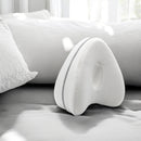 Kniekissen fürs Bett – Weiß – Orthopädisches Kniekissen – Beinkissen – Seitenschlafkissen – Seitenschlafkissen fürs Bett – Hüftbeschwerden