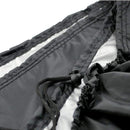 Schutzhülle für Hängesessel Egg – Schwarz – 190 x 115 cm – Wasserdicht – Universalmodell – Abdeckung für Egg Chair – Wasserdichter Schutz für Egg Chair mit Ständer