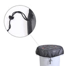 Regenton net - Zwart - Universeel tot 90 cm - Regenton Hoes - Regenton Afsluitnet - Afsluiter Regenton