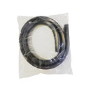 Waterkering - Siliconen - Zwart - 1 Meter - Zelfklevende Kitrand - Waterdrempel - Douche dorpel