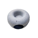 Donutmand voor Katten en Honden - Licht Grijs - Diameter 61 cm - Kattenmand - Hondenmand