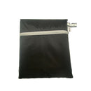 Schutzhülle für Hängesessel Egg – Schwarz – 190 x 115 cm – Wasserdicht – Universalmodell – Abdeckung für Egg Chair – Wasserdichter Schutz für Egg Chair mit Ständer