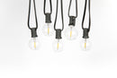 Prikkabel Buiten 15,3 Meter – 25 LED Lampen – Koppelbare Lichtsnoer Buiten – Waterdichte Tuinverlichting – Warm Wit – Sfeerverlichting voor Tuin, Balkon, Terras & Overkapping