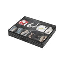 Bed Organizer – Geräumige Aufbewahrungstaschen – Grau – 3 Stück – Unterbetttasche