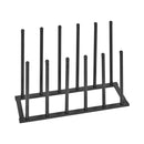Laarzenrek - Zwart - 73 x 25 x 44,5 cm - Opbergen van 6 paar Laarzen of Schoenen - Laarzenrek voor Binnen en Buiten