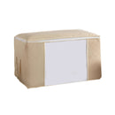 Hochwertige Aufbewahrungstasche für Kleidung - 4 Stück - Grau - Organizer für Bettdecke