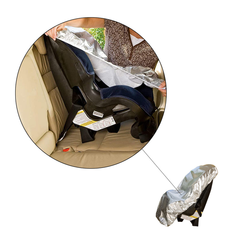 Zonnehoes Autostoeltje - Grijs - Universeel - Geschikt voor Maxi Cosi - Koel houden van Autostoeltje
