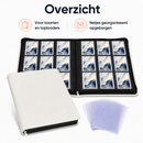 Toploader Binder – 252 Speelkaarten – Verzamelmap voor 3 x 4 inch Toploaders – Kaartenmap – 9 Pocket – Wit